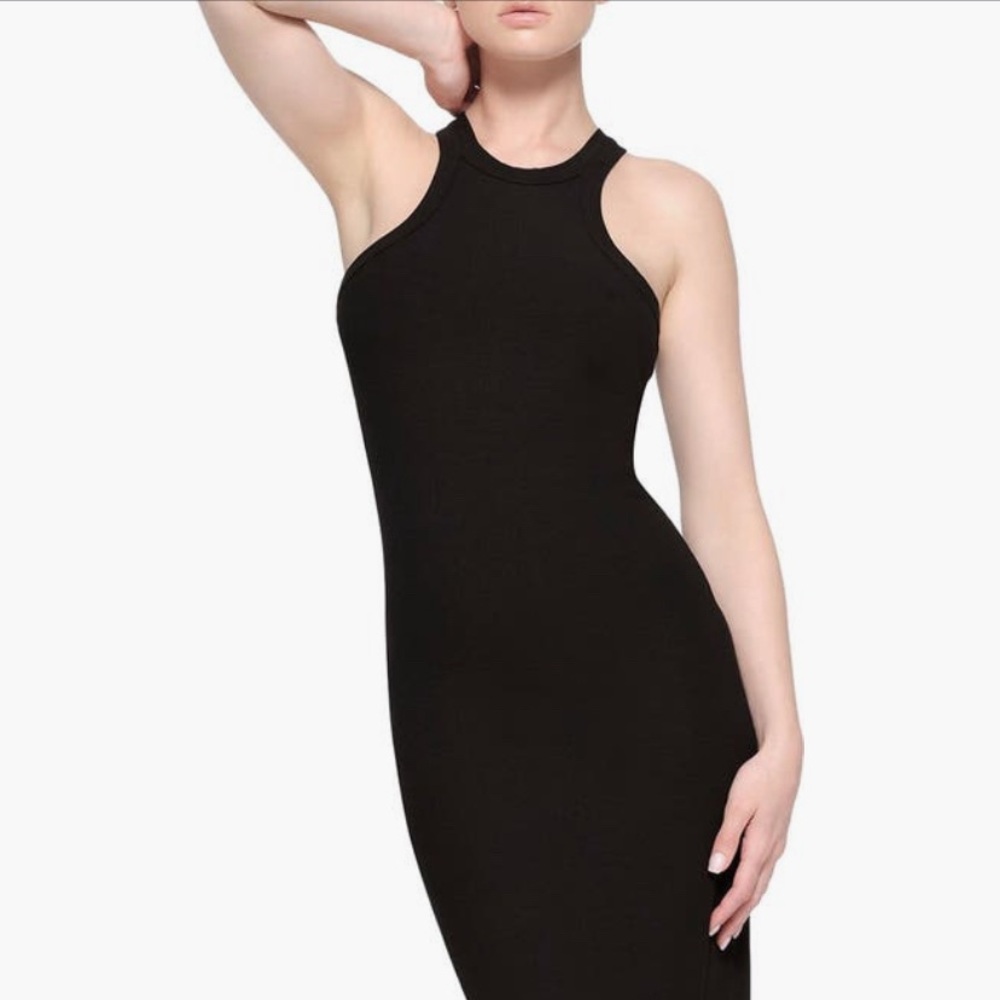 SKIMS Soft Lounge High Crewneck Tank Dress